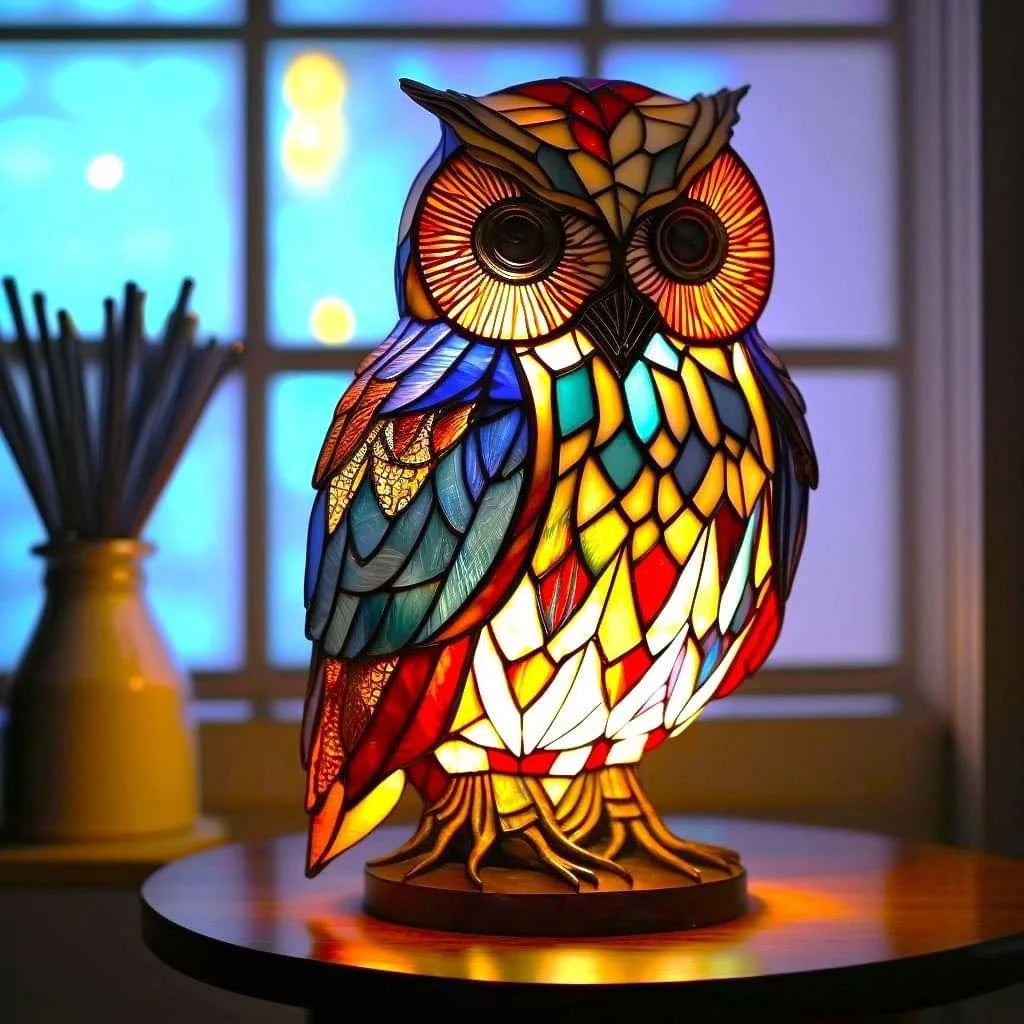 Contemporary Art-Inspired Design Lamp – Modern Handmade Ambient Light for Living Room & Bedroom