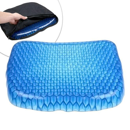 OrthoGel™ Coccyx Seat Cushion – Ergonomic Gel Support for Pain Relief