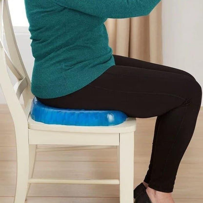 OrthoGel™ Coccyx Seat Cushion – Ergonomic Gel Support for Pain Relief