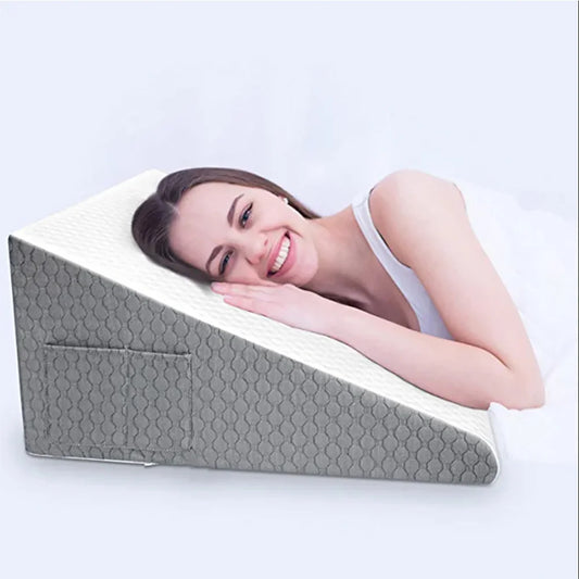 Orthopedic Memory Foam Triangle Pillow – Ergonomic Support Cushion