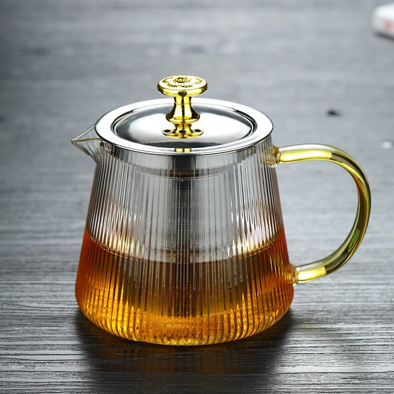 Transpara Heat-Resistant Glass Teapot – Modern Design | Available in 500ml, 800ml, 1000ml