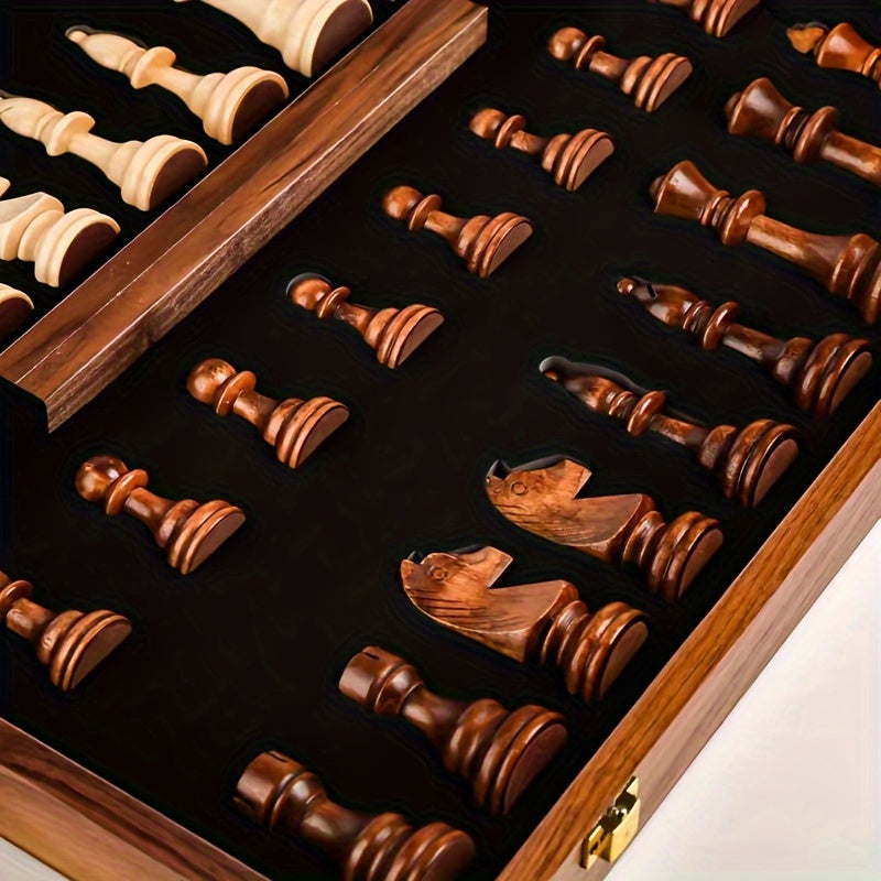 Premium Wooden Chess Set – Elegant Board & Pieces for Competitive Play