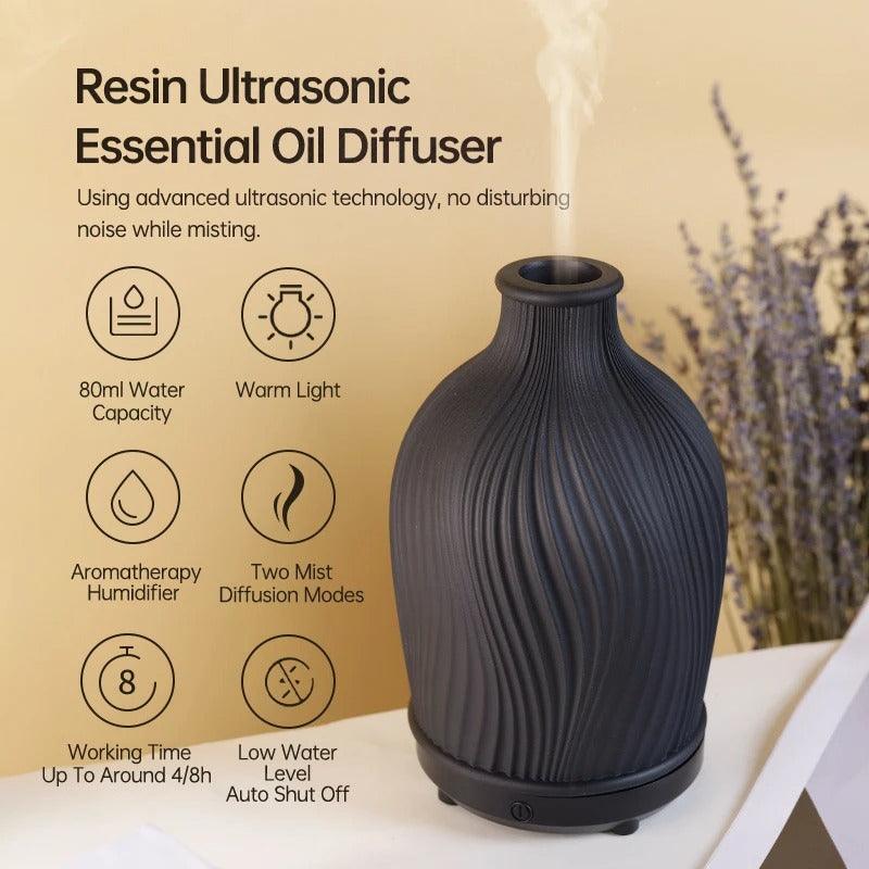 BohoBreeze – Ultrasonic Aroma Diffuser & Air Humidifier | Bohemian Vase Design