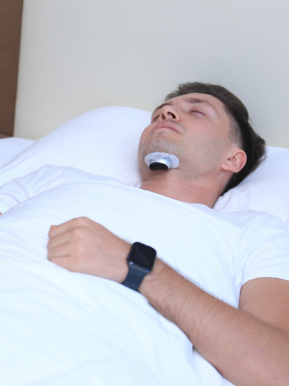 Smart Anti-Snoring Device – Wireless, Portable & App-Connected for Restful Sleep