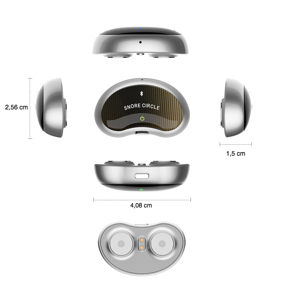 Smart Anti-Snoring Device – Wireless, Portable & App-Connected for Restful Sleep