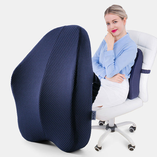 Ergonomic Memory Foam Seat & Back Cushion – Ultimate Comfort for Office Chairs