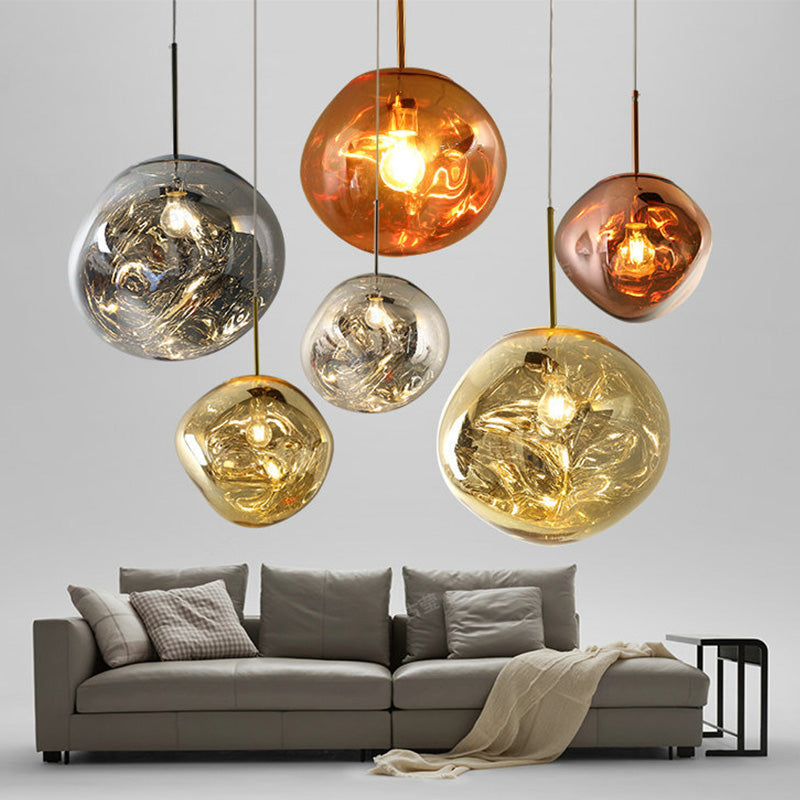 NordicGlow – Elegant Glass Pendant Light | Modern Scandinavian Ceiling Lamp