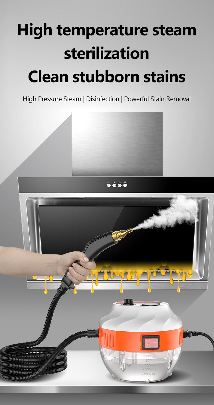 2800W High-Pressure Steam Cleaner – Powerful Home & Car Cleaning Device
