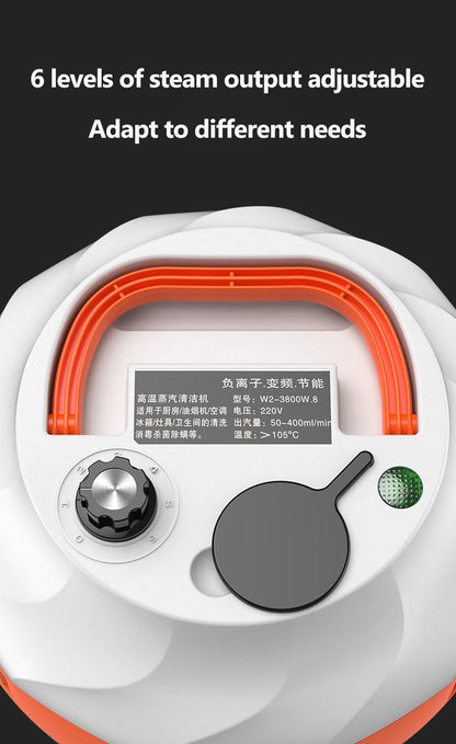 2800W High-Pressure Steam Cleaner – Powerful Home & Car Cleaning Device