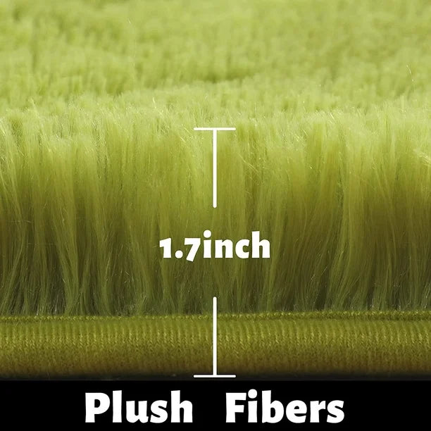 FluffyMat – Ultra Soft Plush Round Rug for Bedroom & Living Room Comfort