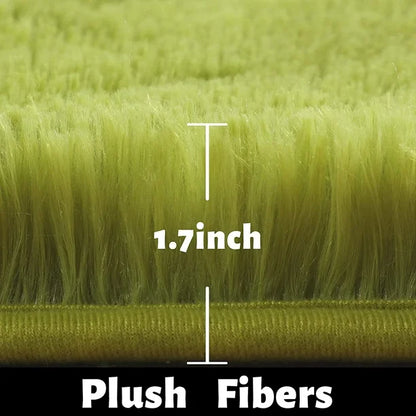 FluffyMat – Ultra Soft Plush Round Rug for Bedroom & Living Room Comfort