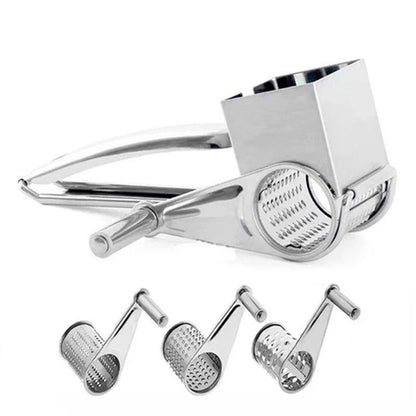 Rotary Cheese Grater – Stainless Steel Kitchen Essential for Effortless Grating