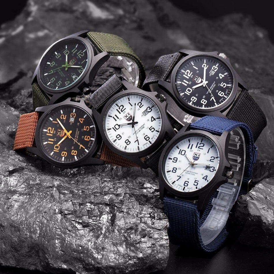 Tactical Military Watch – Durable & Waterproof Army-Style Wristwatch