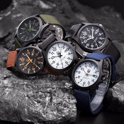 Tactical Military Watch – Durable & Waterproof Army-Style Wristwatch