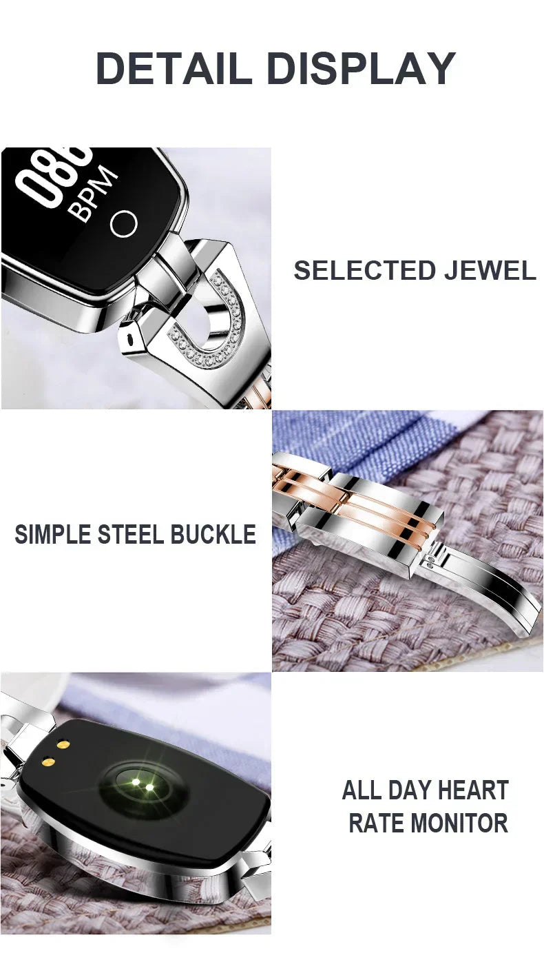 Waterproof Fitness Tracker – Smart Bracelet for Women