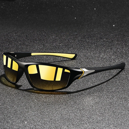 Men’s Polarised Sunglasses – UV400 Protection with Lightweight Metal Frame