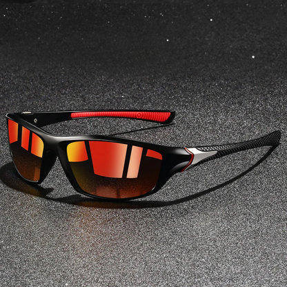Men’s Polarised Sunglasses – UV400 Protection with Lightweight Metal Frame