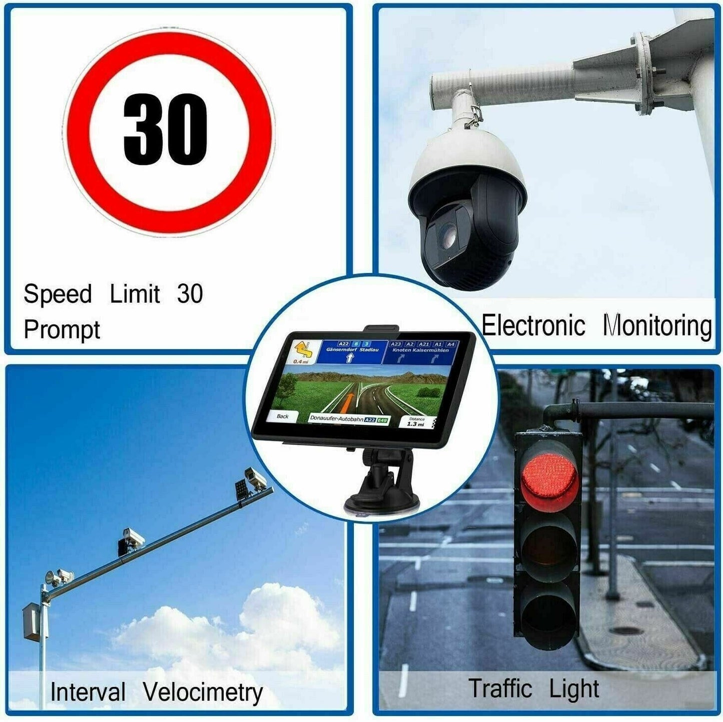 7" GPS Navigation System – 2025 Upgraded Sat Nav for Cars & Trucks