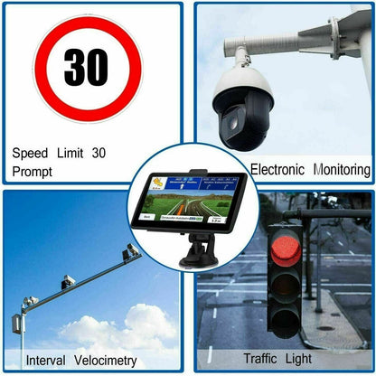 7" GPS Navigation System – 2025 Upgraded Sat Nav for Cars & Trucks