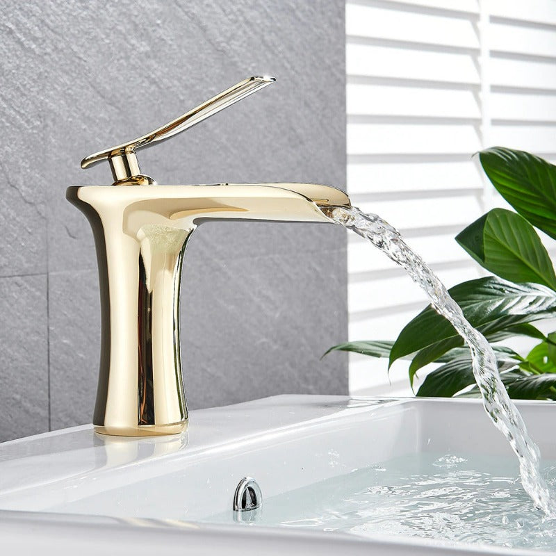 Modern Waterfall Bathroom Tap – Stylish Design & Elegant Water Flow