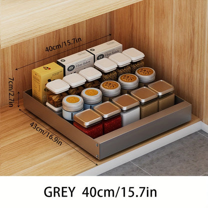 Lina Pull-Out Kitchen Cabinet Organiser – Space-Saving Sliding Pantry Storage Rack