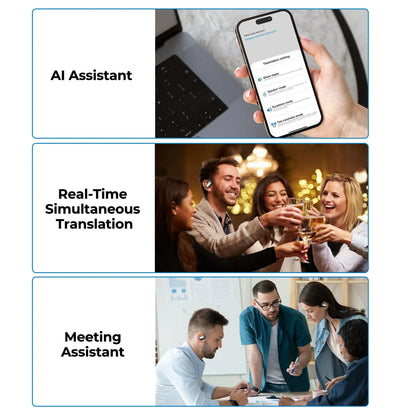 Smart AI Translation Earbuds – 144 Language Translator