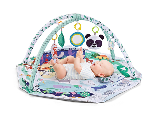 SensoryHaven 8-in-1 Baby Play Mat with Toys