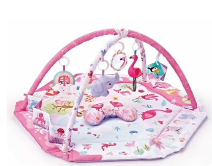 SensoryHaven 8-in-1 Baby Play Mat with Toys