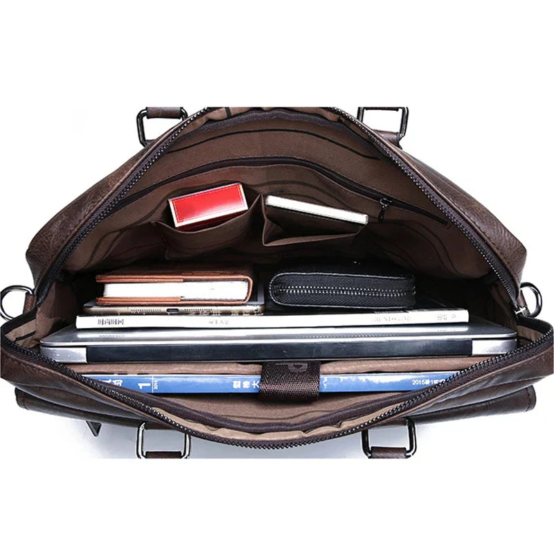 Benedicto – Stylish Genuine Leather Shoulder Bag for Men | Classic Crossbody Satchel for Daily Use