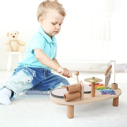 Wooden Music Station – Creative Musical Toy for Toddlers & Preschoolers