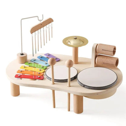 Wooden Music Station – Creative Musical Toy for Toddlers & Preschoolers