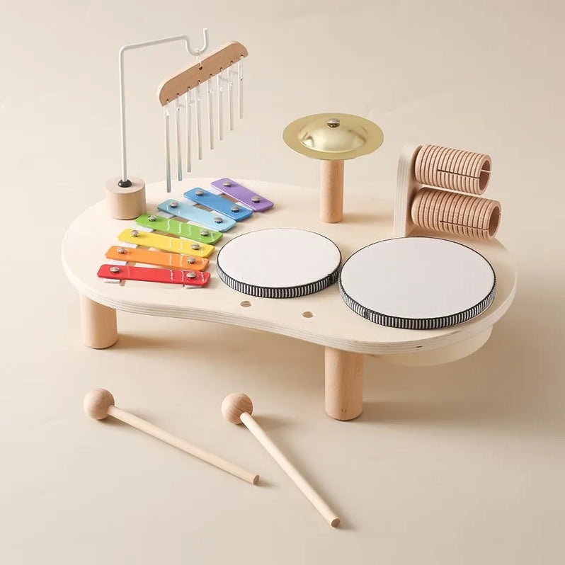 Wooden Music Station – Creative Musical Toy for Toddlers & Preschoolers