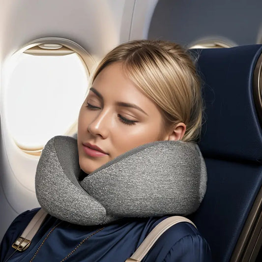 Soft Memory Foam Travel Neck Pillow