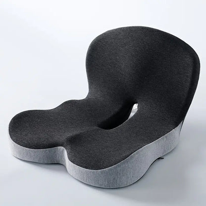 Ultimate Comfort Memory Foam Backrest Cushion - Soft Support for Buttocks and Waist