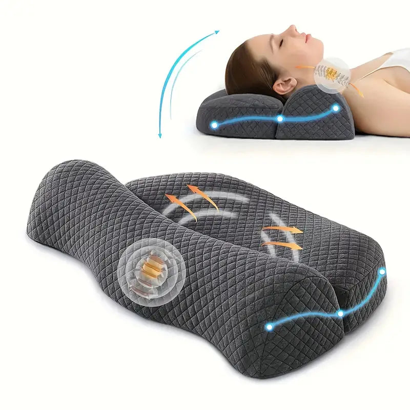 Adjustable Memory Foam Neck Pillow For Shoulder And Cervical Relax