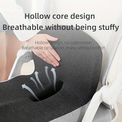 Ultimate Comfort Memory Foam Backrest Cushion - Soft Support for Buttocks and Waist