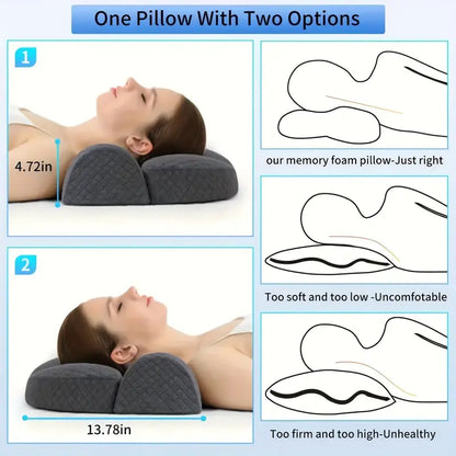 Adjustable Memory Foam Neck Pillow For Shoulder And Cervical Relax