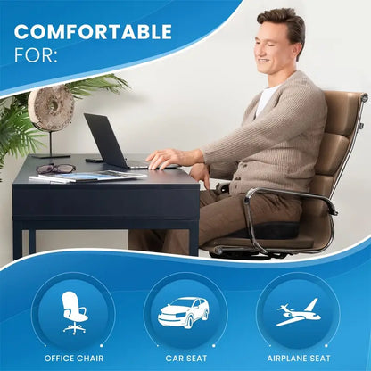 Comfort Cloud Memory Foam Seat Cushion