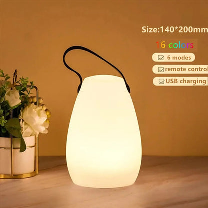 LuminaFusion Lamp – Portable Waterproof Cordless Table Lamp with Remote Control