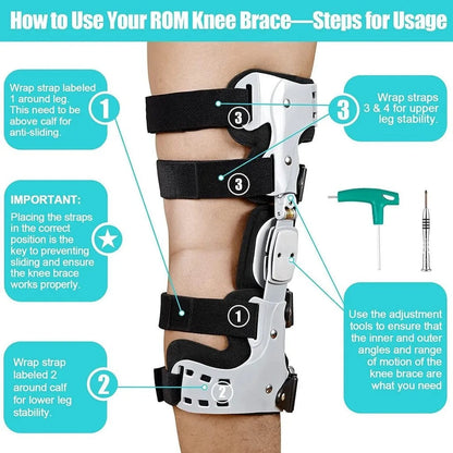 FlexiKnee Knee Brace – Adjustable Support for Pain Relief & Stability