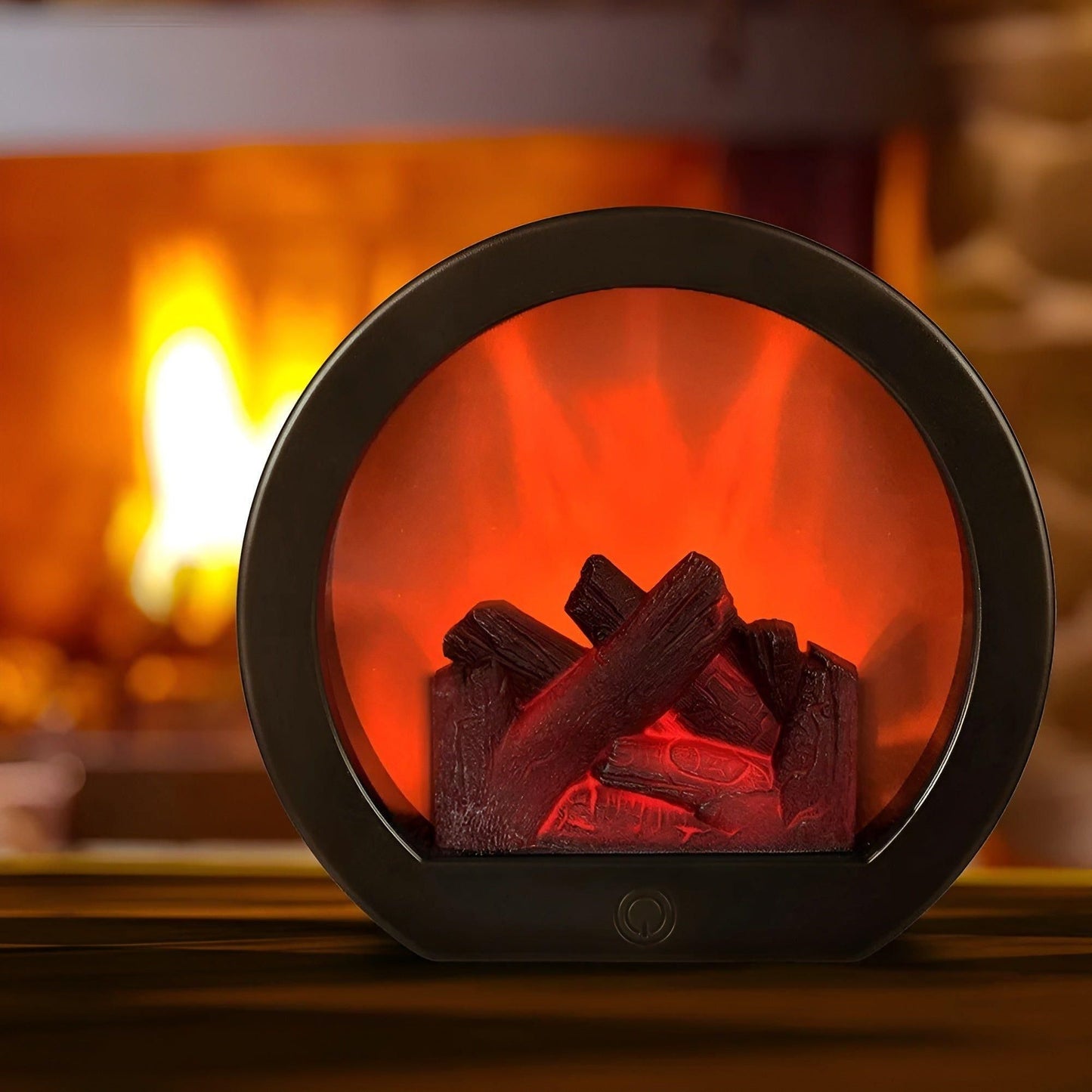 RadiantFlame LED Lantern – Realistic Flame Table Lamp for Cozy Ambient Lighting