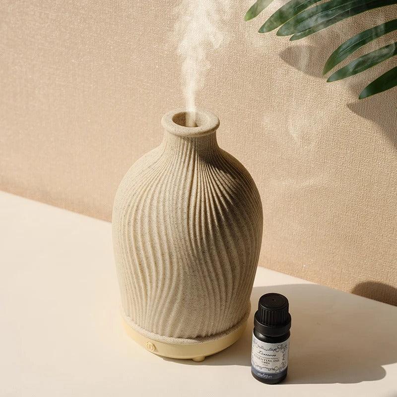 BohoBreeze – Ultrasonic Aroma Diffuser & Air Humidifier | Bohemian Vase Design