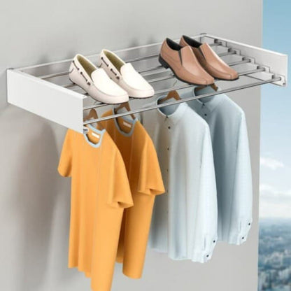 Foldable Wall-Mounted Drying Rack – Space-Saving Laundry Drying Solution