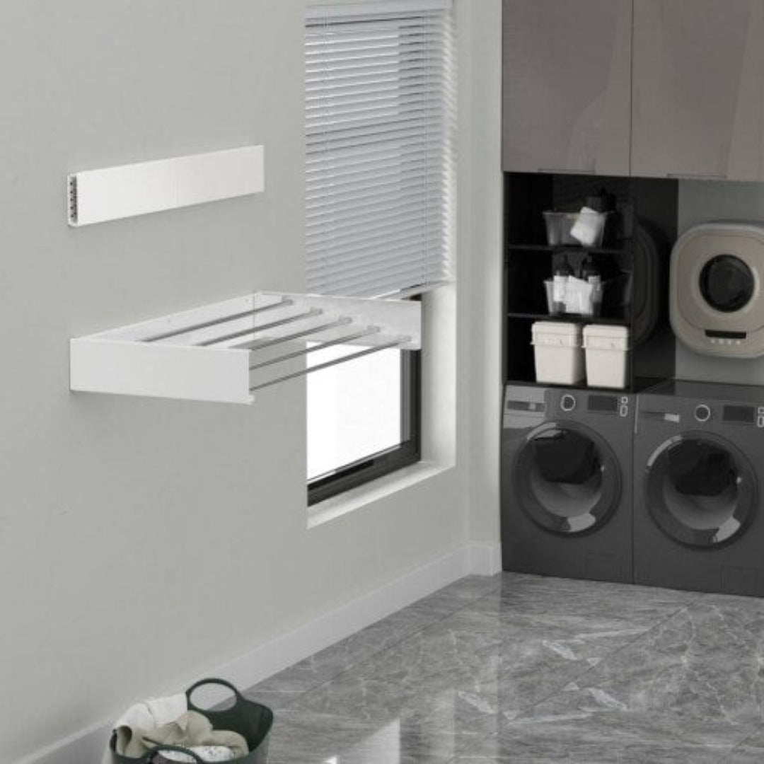 Foldable Wall-Mounted Drying Rack – Space-Saving Laundry Drying Solution