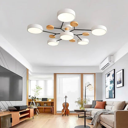 Scandinavian LED Ceiling Light – Modern Branch Design with Warm White Illumination & Energy Efficient Technology
