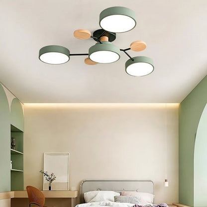 Scandinavian LED Ceiling Light – Modern Branch Design with Warm White Illumination & Energy Efficient Technology