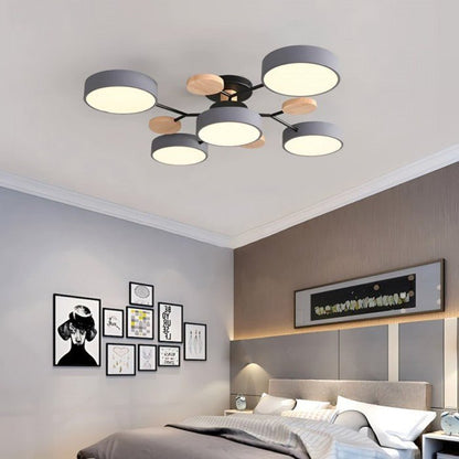Scandinavian LED Ceiling Light – Modern Branch Design with Warm White Illumination & Energy Efficient Technology