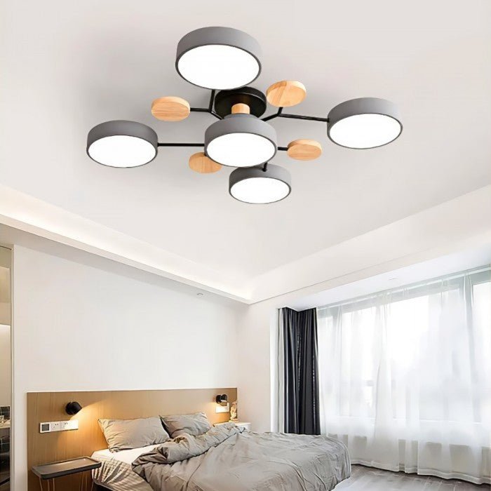 Scandinavian LED Ceiling Light – Modern Branch Design with Warm White Illumination & Energy Efficient Technology