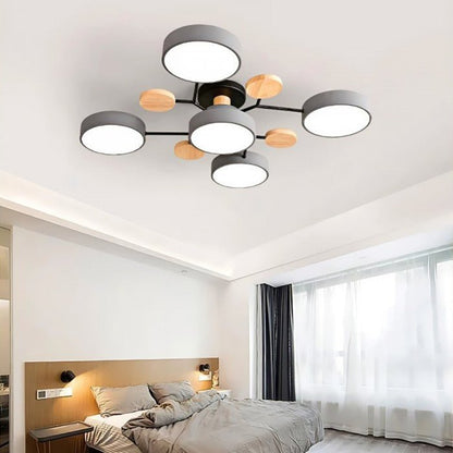 Scandinavian LED Ceiling Light – Modern Branch Design with Warm White Illumination & Energy Efficient Technology