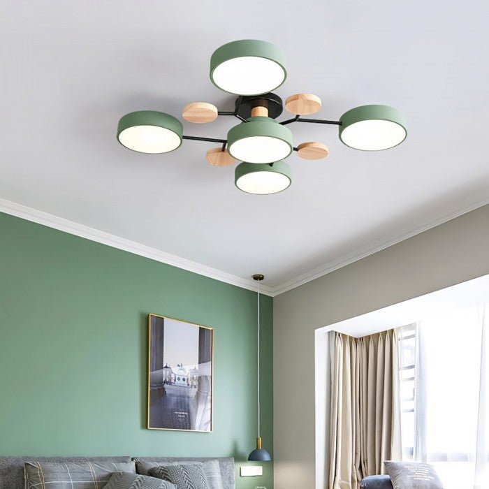 Scandinavian LED Ceiling Light – Modern Branch Design with Warm White Illumination & Energy Efficient Technology